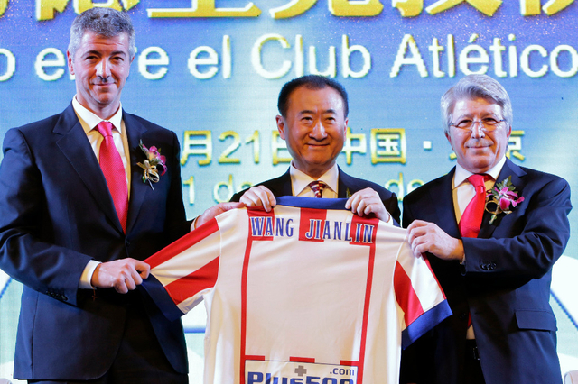 Un milliardaire chinois prend 20% du capital de l'Atletico Madrid